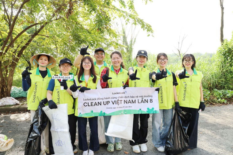 LocknLock chung tay “Clean Up Việt Nam” bằng những hành động cụ thể