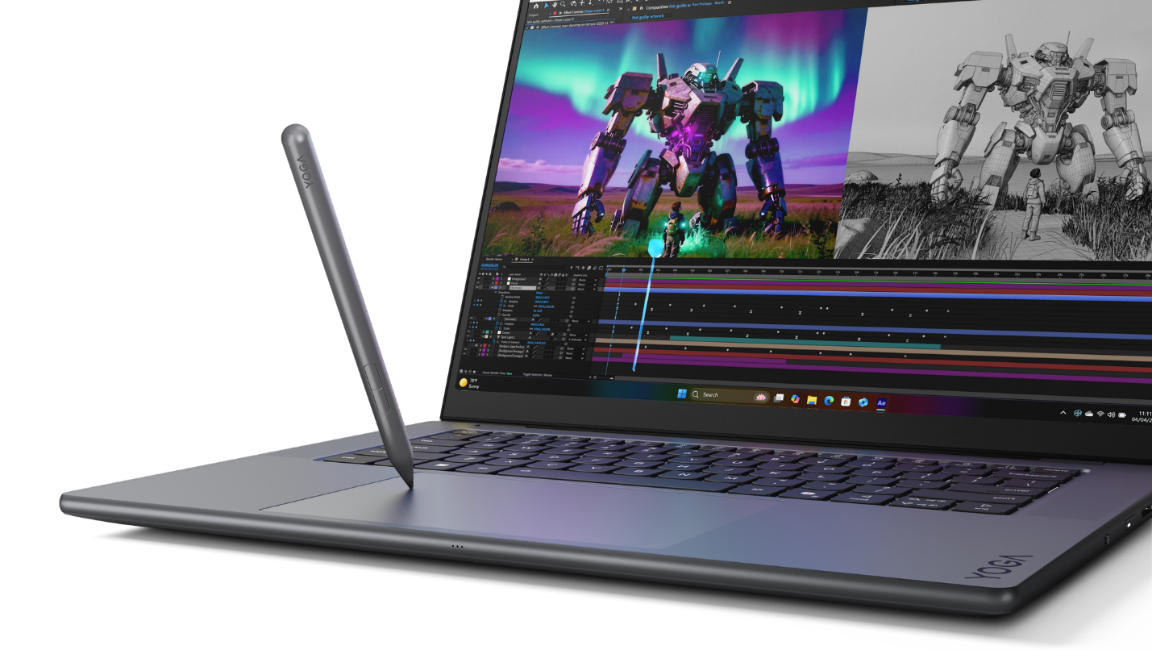 Lenovo Yoga Pro 9n (15”, 11) với bút Yoga Pen Gen 2