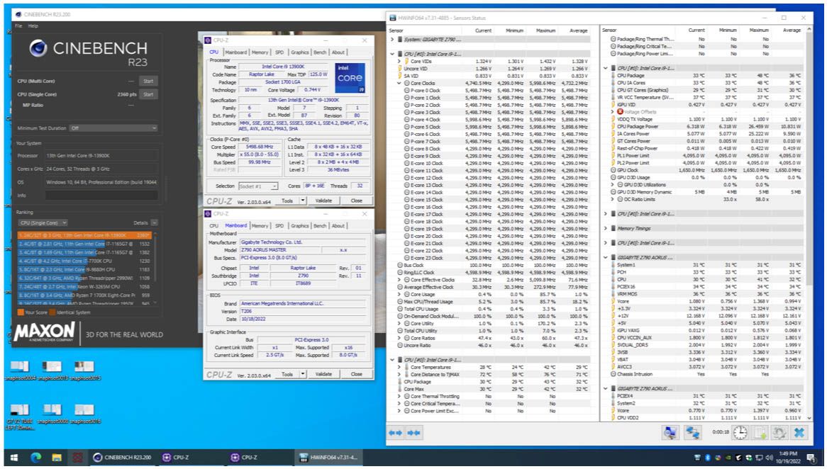 GIGABYTE Instant 6GHz tăng hiệu suất Intel Core i9-13900K lên 6GHz trong nháy mắt