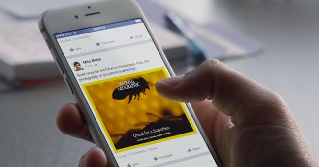 Facebook cắt bỏ tính năng hỗ trợ xem tin tức nhanh Instant Articles