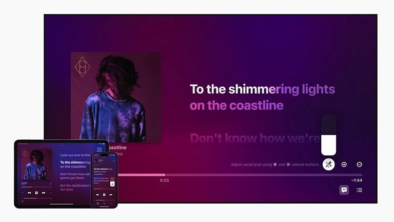 Apple Music bổ sung chế độ hát karaoke