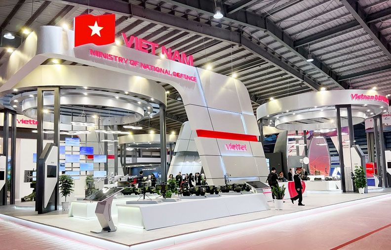 Viettel trình diễn sản phẩm công nghệ tại Triển lãm Quốc phòng Quốc tế Việt Nam 2022
