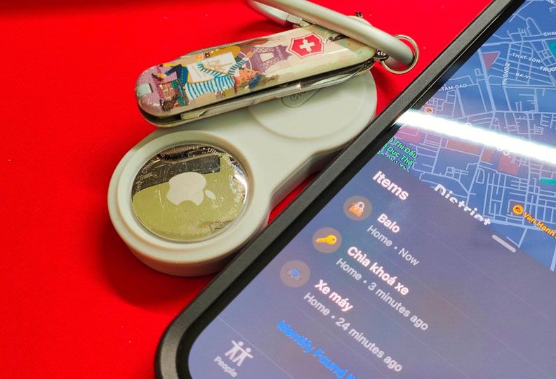 cập nhật AirTag