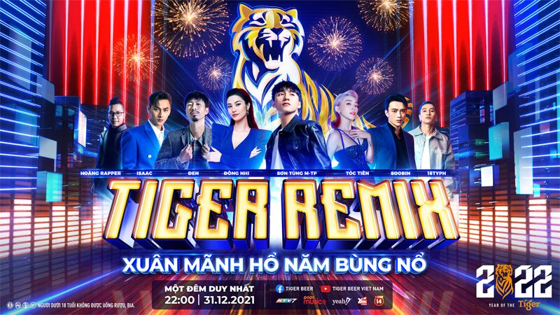 Đại tiệc âm nhạc thực tế ảo TIGER REMIX 2022 sắp diễn ra