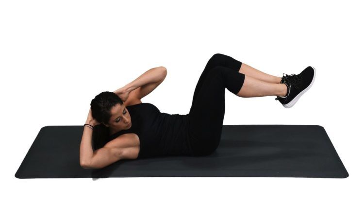 Twist Crunches - Gập bụng chéo