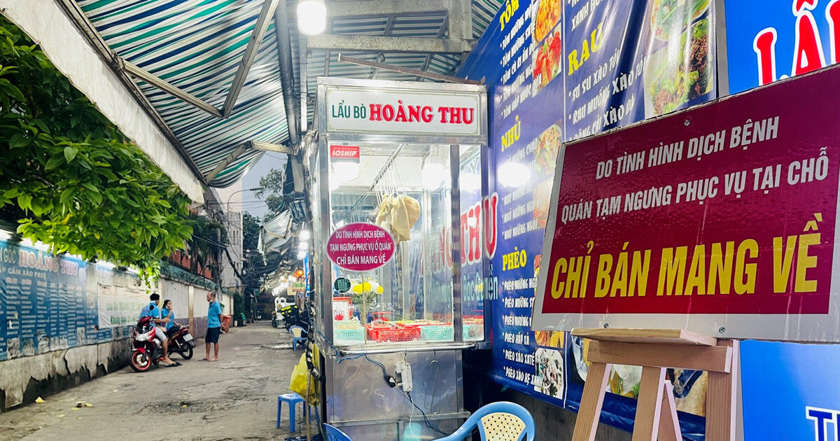 Từ 8/9, TP.HCM cho phép quán ăn bán mang về đến 18 giờ