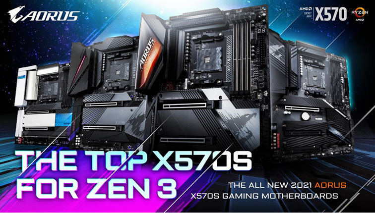 GIGABYTE giới thiệu dòng bo mạch chủ AMD X570S với khả năng tản nhiệt siêu yên tĩnh