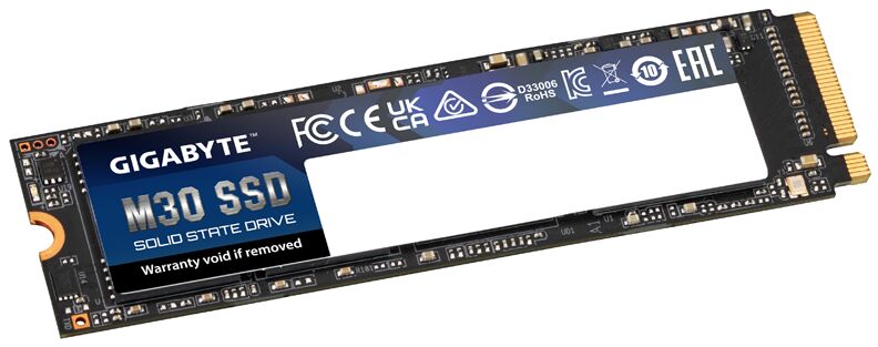 GIGABYTE ra mắt SSD M30 Series PCIe 3.0 x4 mới