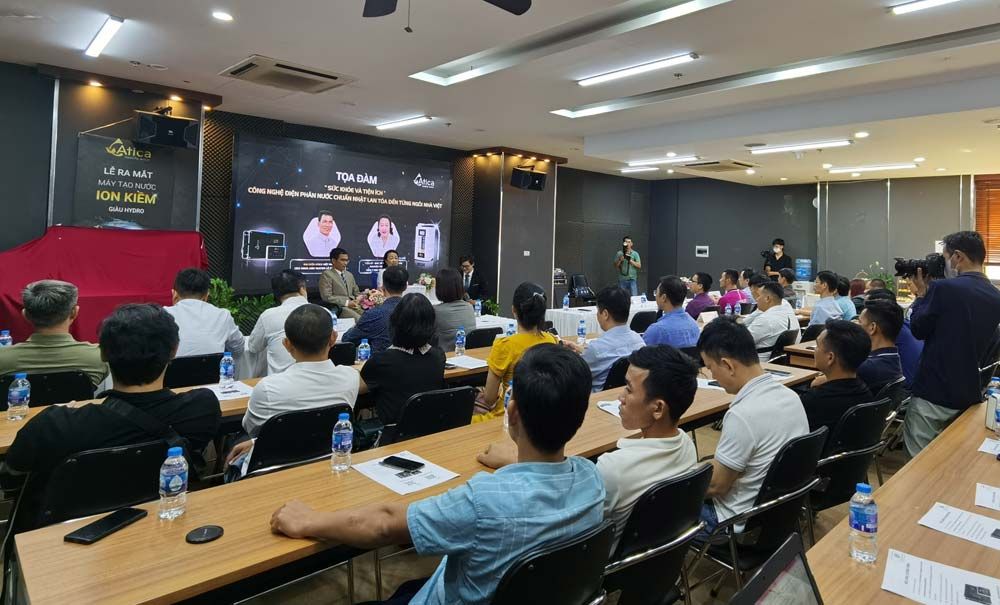 Lễ ra mắt Máy tạo nước ion kiềm Atica