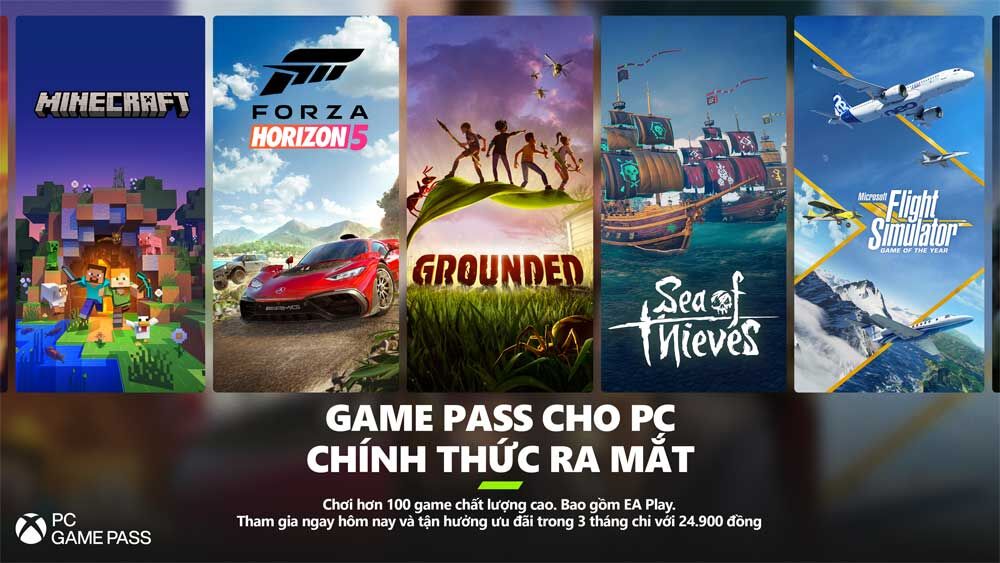 PC Game Pass ra mắt tại Việt Nam, phí dùng thử chỉ gần 25 nghìn đồng cho 3 tháng đầu