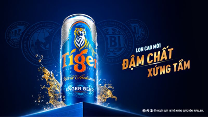 Tiger Beer ra mắt phiên bản Tiger lon cao mới