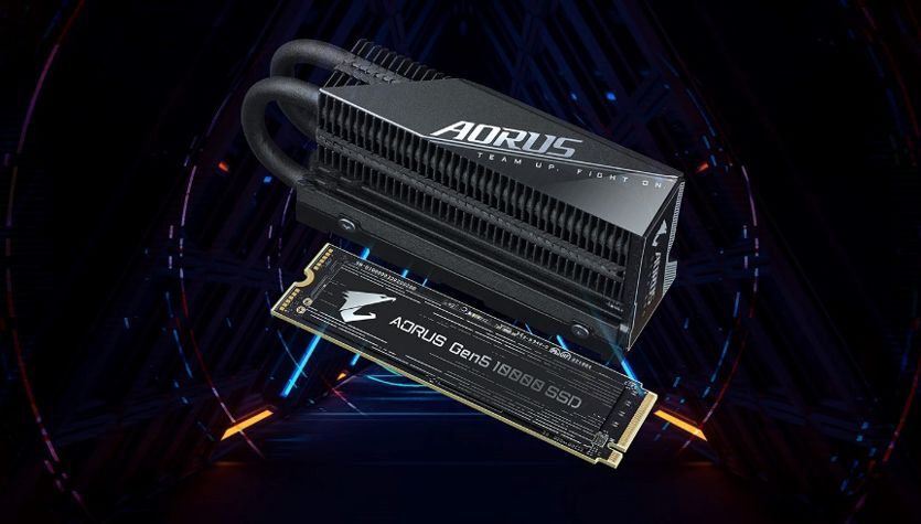 SSD AORUS Gen5 10000 trình làng với tốc độ 10GB/giây trở lên!