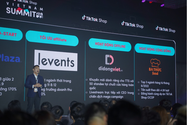 Di Động Việt được vinh danh Top 1 ngành hàng điện tử tại sự kiện TikTok Shop Vietnam Submit