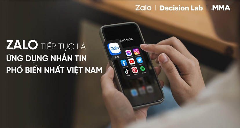 Zalo tiếp tục là ứng dụng nhắn tin phổ biến nhất Việt Nam