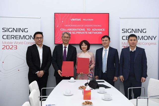 Viettel Networks và Pegatron hợp tác xây dựng nhà máy trên nền tảng 5G Private Network