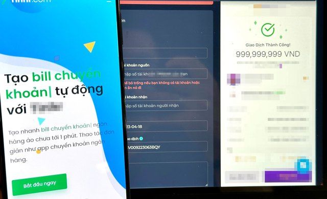 giao dịch ngân hàng