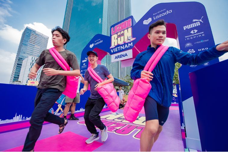 Giải chạy Lazada Run tại Việt Nam quy tụ hơn 9.000 người tham dự