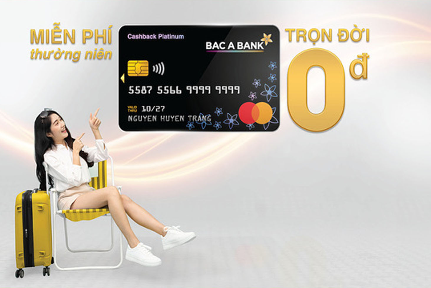 BAC A BANK miễn nhiều loại phí dành cho chủ thẻ tín dụng quốc tế