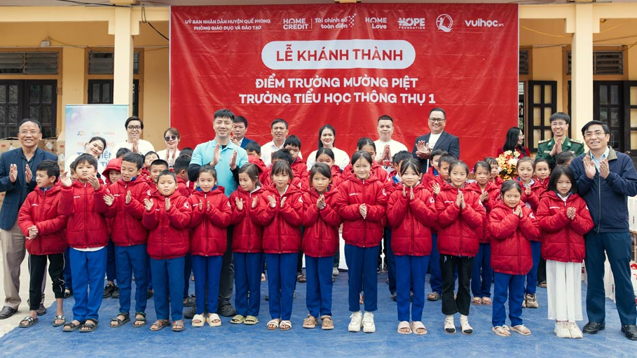 Home Love chung tay “thay áo mới” cho học sinh Nghệ An