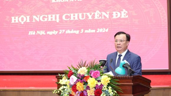 Thành ủy Hà Nội xem xét Kế hoạch đầu tư công năm 2024