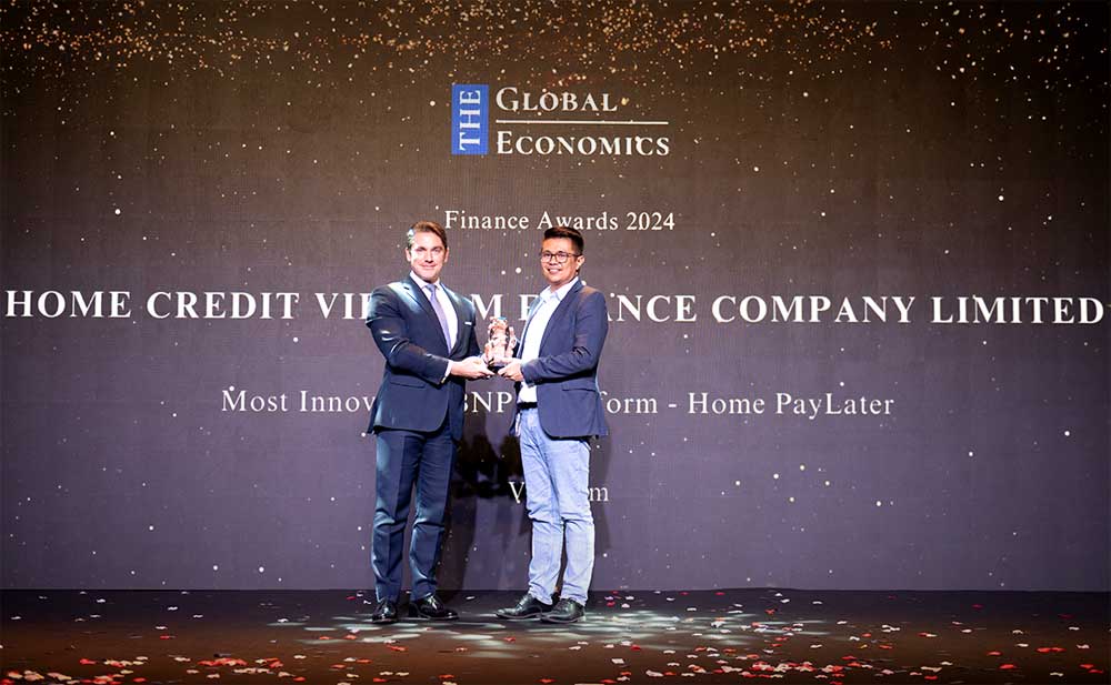 Home Credit đạt cú đúp giải thưởng tại The Global Economics Awards 2024