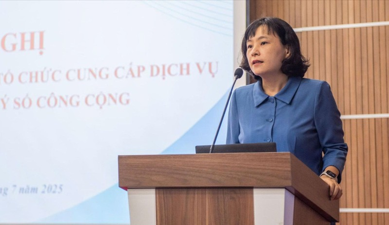 Bà Tô Thị Thu Hương cho biết NEAC đang nghiên cứu, ứng dụng các công nghệ mới, đặc biệt là các giải pháp bảo mật hậu lượng tử.