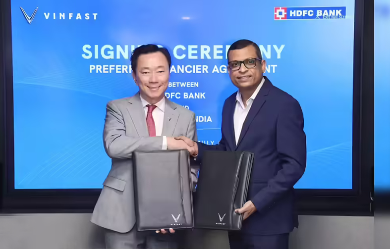 VinFast hợp tác với HDFC Bank cung cấp giải pháp tài chính cho xe điện