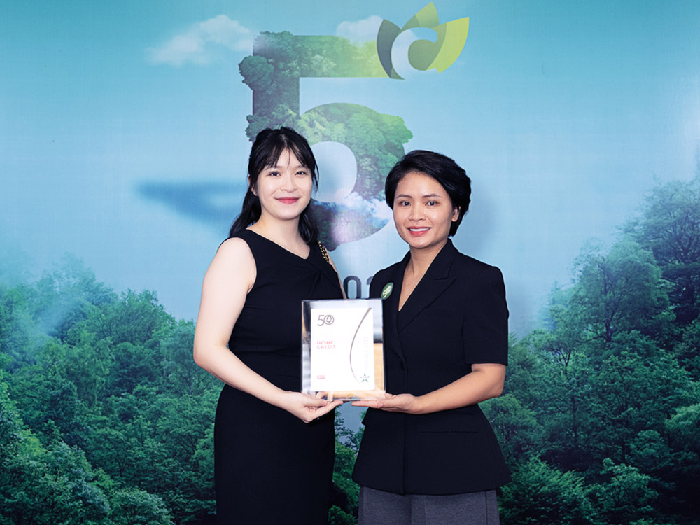 Home Credit lần thứ 3 liên tiếp được vinh danh Top 50 Doanh nghiệp ESG