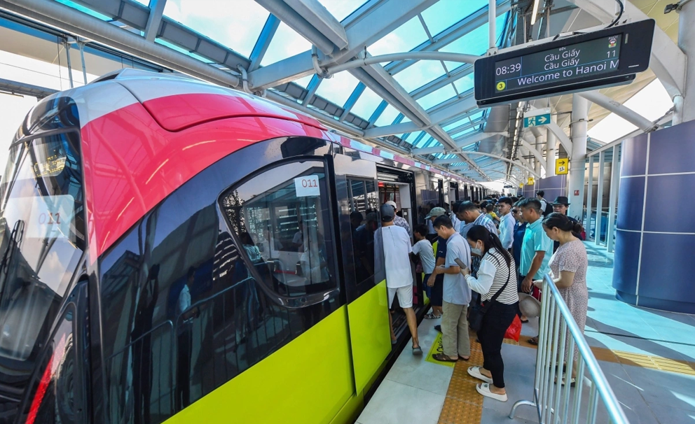 Từ ngày 1/8, Hà Nội triển khai vé ảo trên hai tuyến đường sắt đô thị