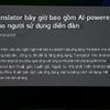 Microsoft Translator hỗ trợ dịch thuật ngoại tuyến nhờ vào AI