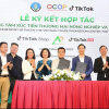 Ký kết hợp tác giữa Trung tâm Xúc tiến thương mại nông nghiệp và Tiktok