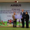 Airbus hỗ trợ nâng cấp cơ sở vật chất giáo dục và sân chơi tại Trường Tiểu học Thi Sơn
