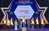 Tập đoàn Viettel có 6 thành viên được vinh danh tại TOP 10 DN CNTT Việt Nam