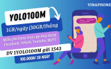 Gói cước YOLO100M của VinaPhone: Chỉ sợ hết pin, không lo hết mạng