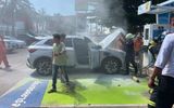 Xe điện Trung Quốc BYD Atto 3 bốc cháy khi đang sạc