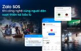 Gần 70 nghìn người dân "kêu khó" qua Zalo SOS vì bão Bualoi