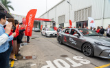Đoàn xe Toyota Hybrid chinh phục hành trình hơn 5.000km