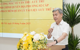 Từng bước gỡ "nút thắt" về số hóa, lưu trữ và liên thông dữ liệu trong mô hình chính quyền hai cấp