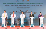 Khai trương tuyến giao hàng vượt biển bằng UAV đầu tiên tại Việt Nam