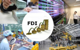 Vốn đầu tư trực tiếp nước ngoài thực hiện 6 tháng đạt trên 10 tỷ USD