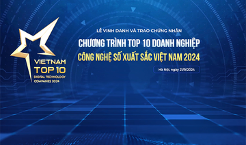 [Trực tiếp] Lễ công bố và Vinh danh Top 10 Doanh nghiệp công nghệ số xuất sắc Việt Nam 2024