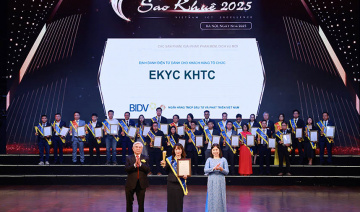 BIDV ghi dấu ấn tại Sao Khuê 2025 với 7 sản phẩm công nghệ được vinh danh