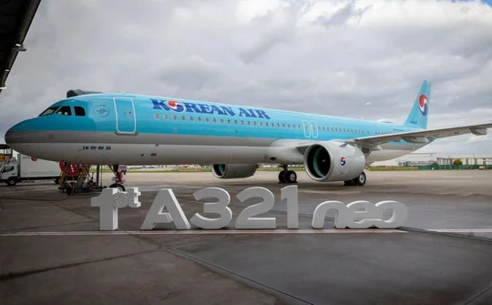 Korean Air nhận máy bay A321neo đầu tiên