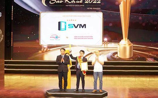 Giải pháp công nghệ tiên phong SVM của công ty Hyperlogy gây ấn tượng mạnh tại giải thưởng Sao Khuê 2022