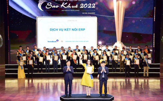 VietinBank ERP-Connect - Dịch vụ ngân hàng duy nhất lọt Top 10 Sao Khuê 2022