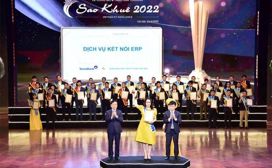 VietinBank ERP-Connect - Dịch vụ ngân hàng duy nhất lọt Top 10 Sao Khuê 2022
