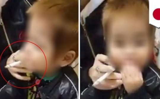 Bị bắt vì đăng clip dạy con hút thuốc trên Facebook