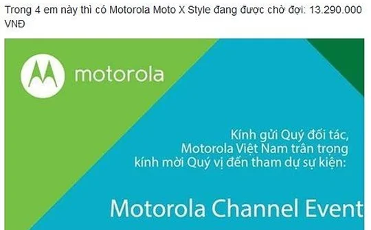 Motorola trở lại thị trường Việt Nam?