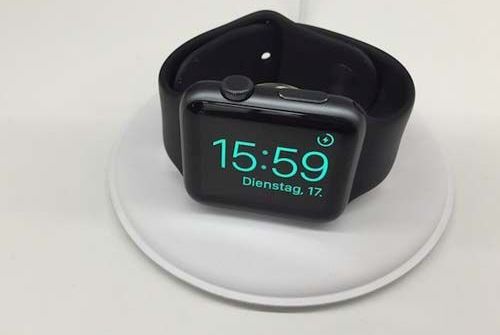 Rò rỉ hình ảnh dock sạc không dây cho Apple Watch.