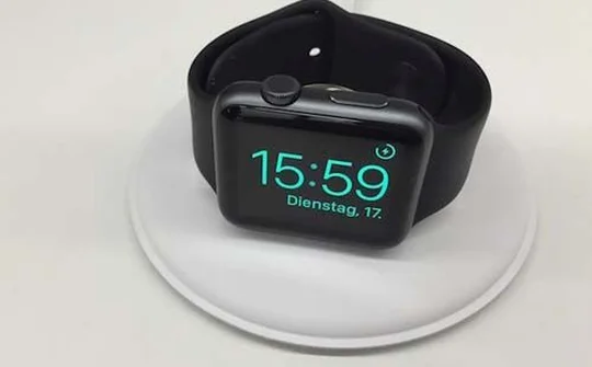 Rò rỉ hình ảnh dock sạc không dây cho Apple Watch.